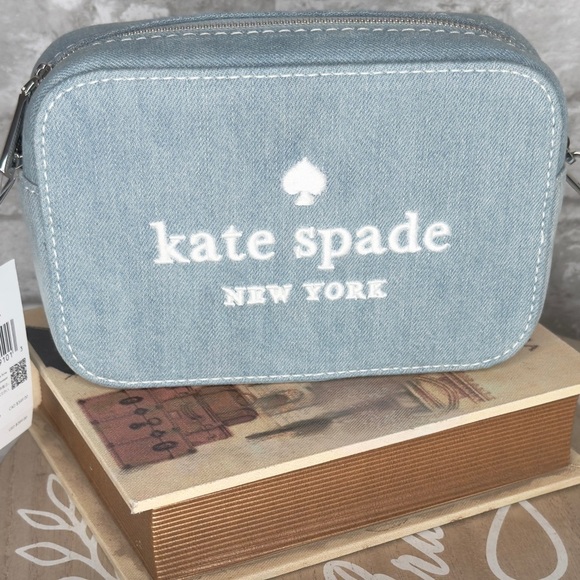 Kate Spade Oh Snap Denim Camera crossbody adjustable bag,perfect 4 shopping 🛍️ - Picture 5 of 10